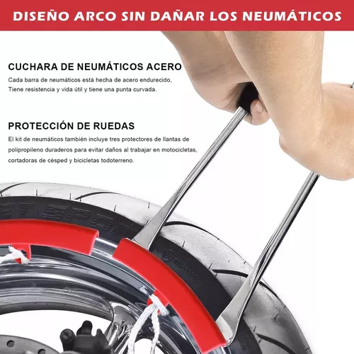 Miniatura 2 de Kit De Palanca Desmontar Llantas Moto